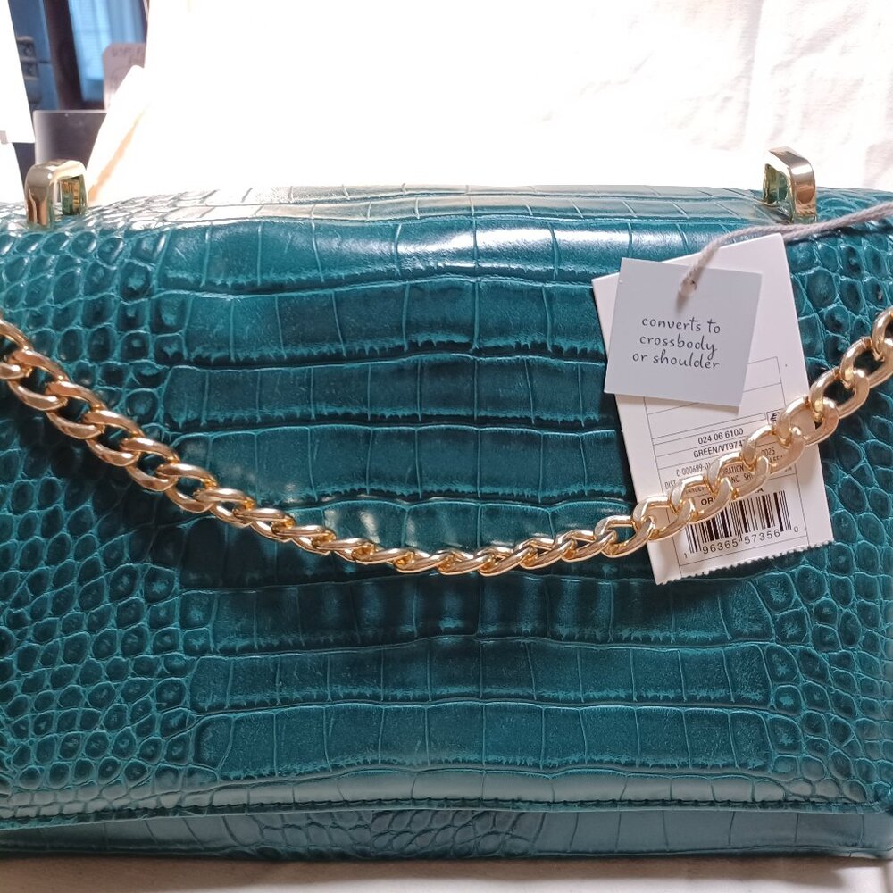A New Day Alligator Print bag